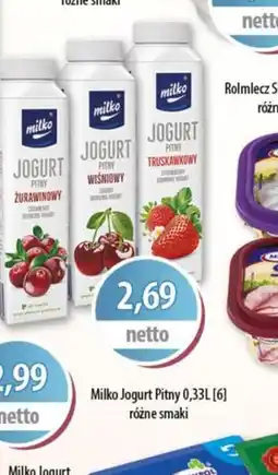 DUO-TES Milko Jogurt Pitny oferta