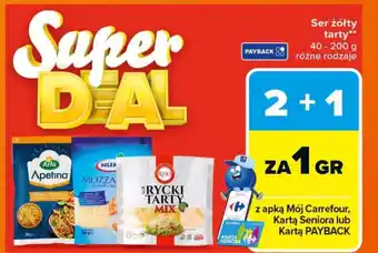 Carrefour Ser żółty tarty oferta