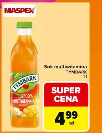 Carrefour Sok multiwitamina tymbark oferta