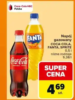Carrefour Napój gazowany coca-cola, fanta, sprite oferta