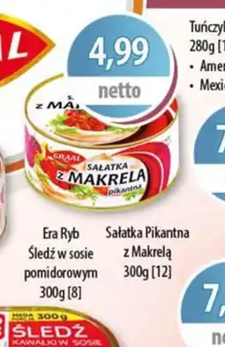 DUO-TES Sałatka Pikantna z Makrelą Era Ryb oferta