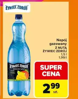 Carrefour Napój gazowany z nutą żywiec zdrój oferta