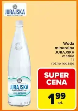 Carrefour Woda mineralna jurajska oferta