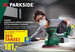 Lidl PARKSIDE Akumulatorowa szlifierka wielofunkcyjna, 20 V oferta