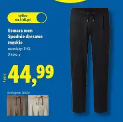 Lidl Esmara men Spodnie dresowe męskie oferta