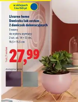 Lidl Livarno home Doniczka lub zestaw 2 doniczek dekoracyjnych oferta