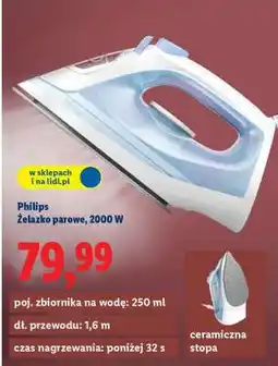 Lidl Philips Żelazko parowe, 2000 W oferta