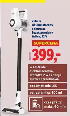 Lidl Zelmer Akumulatorowy odkurzacz bezprzewodowy Artica, 22 V oferta