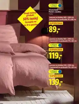 Lidl Livarno home Pościel z muślinu oferta