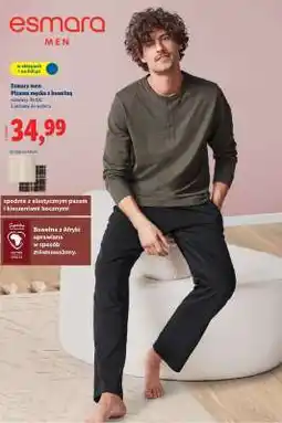 Lidl Esmara Men Piżama męska z bawełną oferta