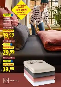 Lidl LIVARNO home Prześcieradło z dżerseju z gumką oferta