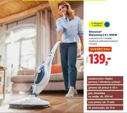 Lidl SilverCrest Mop parowy 2 w 1, 1500 W oferta