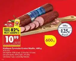 Biedronka Kiełbasa Żywiecka Kraina Wędlin 600 g oferta