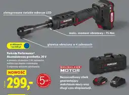 Lidl Parkside Performance Akumulatorowa grzechotka, 20 V oferta