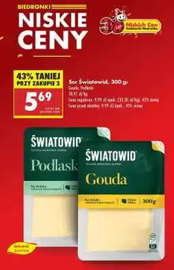 Biedronka Ser Światowid, 300 g oferta