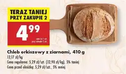 Biedronka Chleb orkiszowy z ziarnami, 410 g oferta