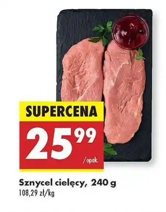 Biedronka Sznycel cielęcy 240 g oferta