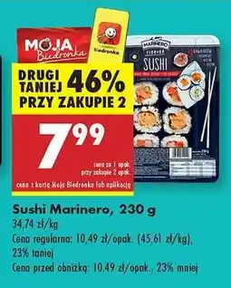 Biedronka Sushi Marinero 230 g oferta