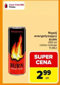Carrefour Napój energetyzujący burn oferta