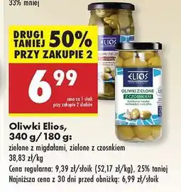 Biedronka Oliwki Elios, 340 g/180 g oferta