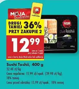 Biedronka Sushi Toshii 400 g oferta