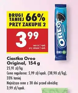 Biedronka Ciastka Oreo Original, 154 g oferta