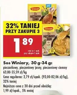 Biedronka Sos Winiary, 30 g - 34 g oferta