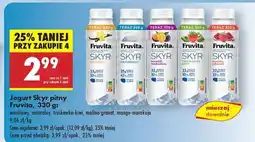 Biedronka Jogurt Skyr pitny Fruvita, 330 g oferta