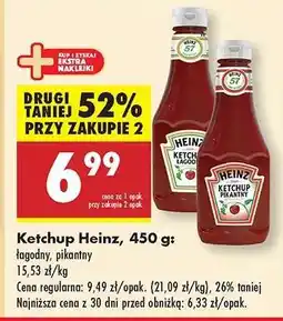 Biedronka Ketchup Heinz , 450 g oferta
