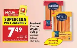 Biedronka Parówki Kraina Wędlin, 700 g oferta