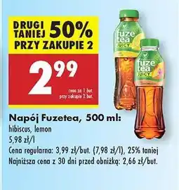 Biedronka Napój Fuzetea, 500 ml oferta