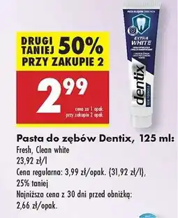 Biedronka Pasta do zębów Dentix, 125 ml oferta