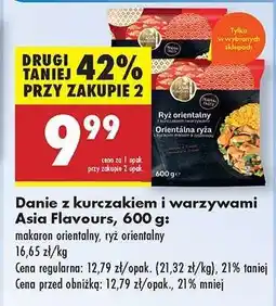 Biedronka Danie z kurczakiem i warzywami Asia Flavours, 600 g oferta
