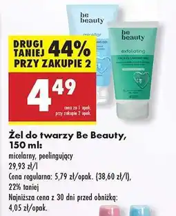 Biedronka Żel do twarzy Be Beauty, 150 ml oferta