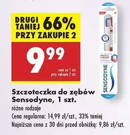 Biedronka Szczoteczka do zębów Sensodyne, 1 szt oferta