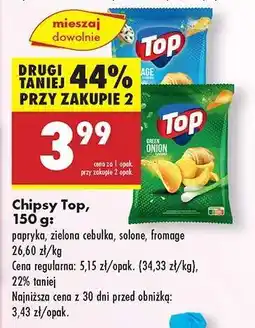 Biedronka Chipsy Top, 150 g oferta