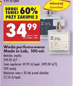 Biedronka Woda perfumowana Made in Lab, 100 ml oferta