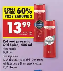 Biedronka Żel pod prysznic Old Spice 400 ml oferta