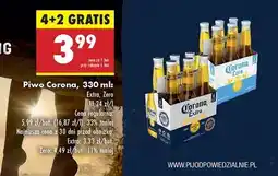 Biedronka Piwo Corona, 330 ml oferta