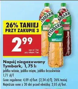 Biedronka Napój niegazowany Tymbark 1,75 l oferta