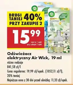 Biedronka Odświeżacz elektryczny Air Wick, 19 ml oferta