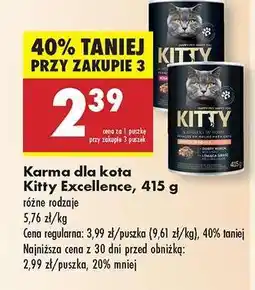 Biedronka Karma dla kota Kitty Excellence, 415 g oferta