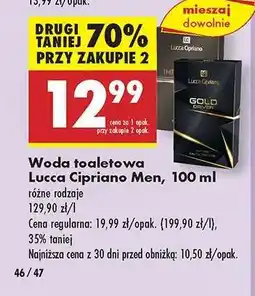 Biedronka Woda toaletowa Lucca Cipriano Men , 100 ml oferta