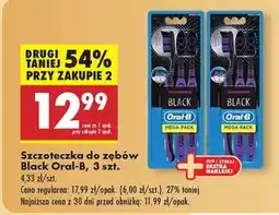 Biedronka Szczoteczka do zębów Black Oral - B , 3 szt oferta