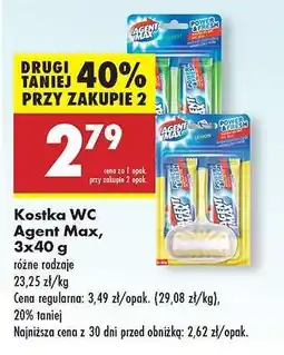 Biedronka Kostka WC Agent Max, 3x40 g oferta