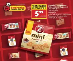 Biedronka Rogalik z nadzieniem kakaowym 7 Days mini, 185-200 g oferta