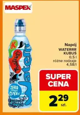 Carrefour Napój waterrr kubuś oferta