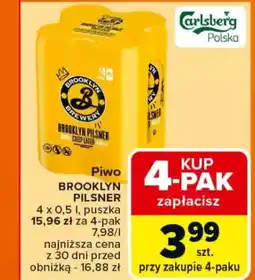Carrefour Piwo brooklyn pilsner oferta