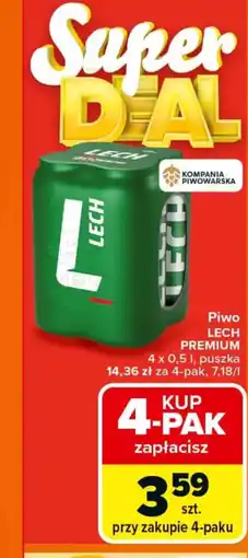 Carrefour Piwo lech premium oferta