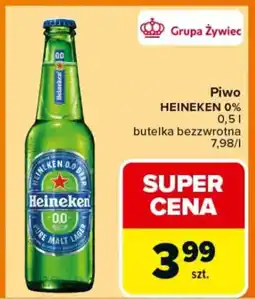 Carrefour Piwo heineken 0% oferta